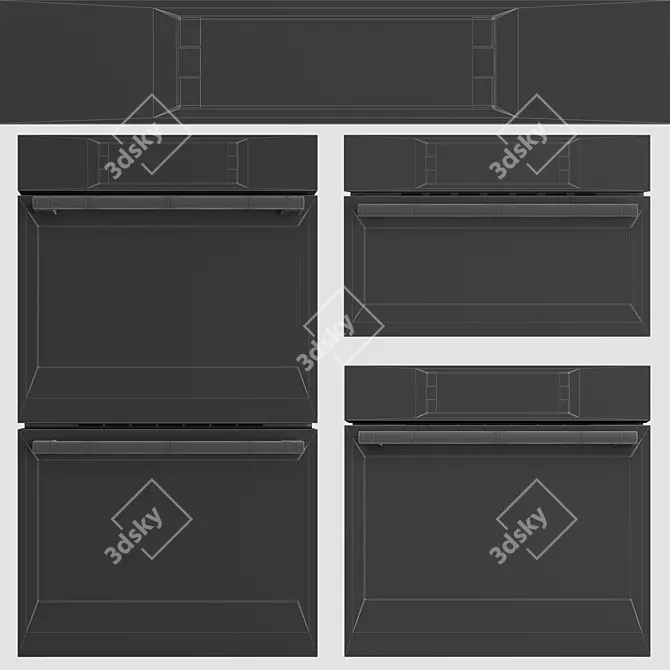 Bosch 800 Series Ovens 3D model image 4