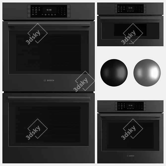 Bosch 800 Series Ovens 3D model image 5