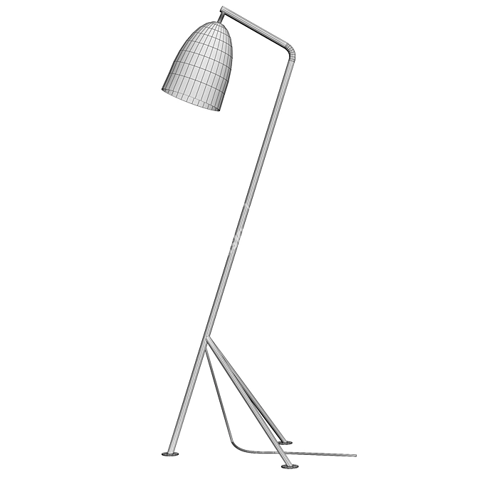 Modern GRIG B Floor Lamp 3D model image 3