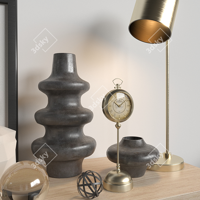 Elegant Decoration Set 3D model image 2