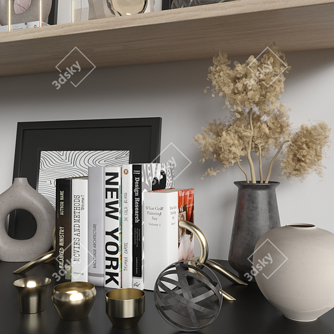 Elegant Decoration Set 3D model image 3