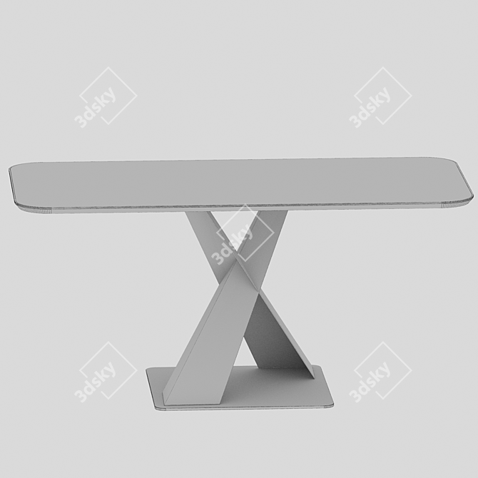 X-Form2 Dining Table by Arch Faktura - Customizable Options 3D model image 3