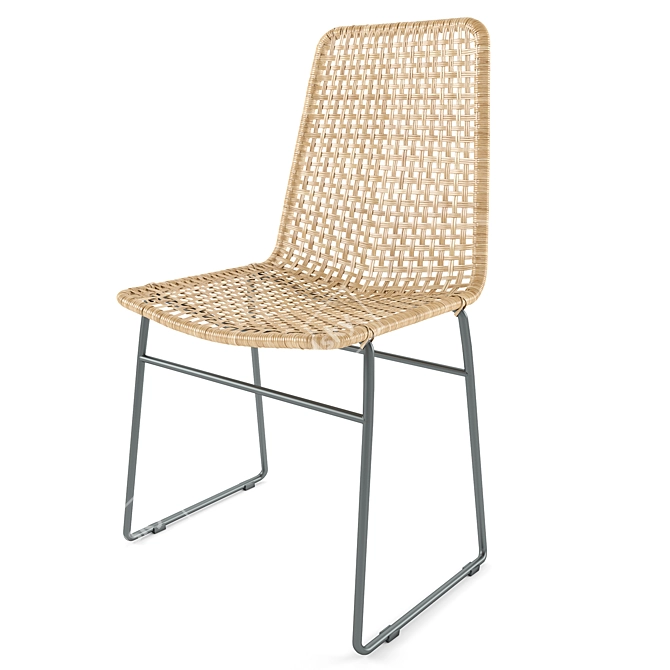 Bella Lum Dining Chair 3D model image 1