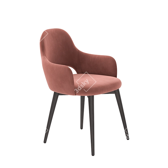 Classic Comfort: San Remo Chair 3D model image 1