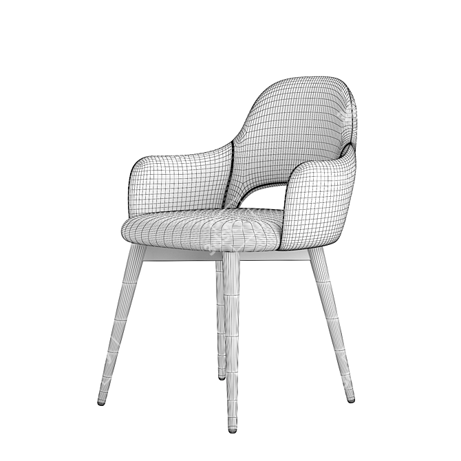 Classic Comfort: San Remo Chair 3D model image 5