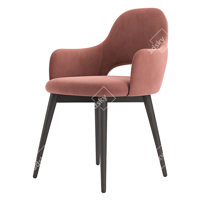 Classic Comfort: San Remo Chair 3D model image 6