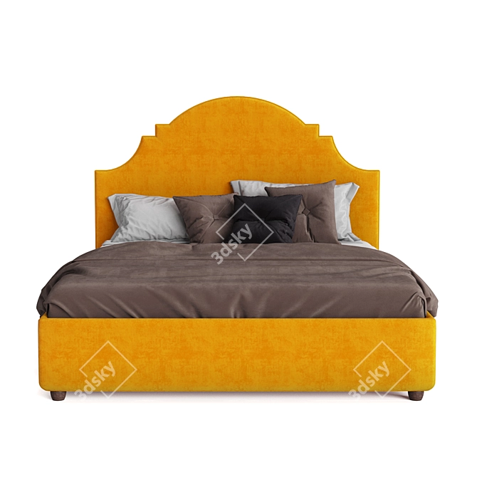 Sleek SL-09 Bed by Sofas&Decor 3D model image 2