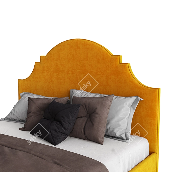 Sleek SL-09 Bed by Sofas&Decor 3D model image 3