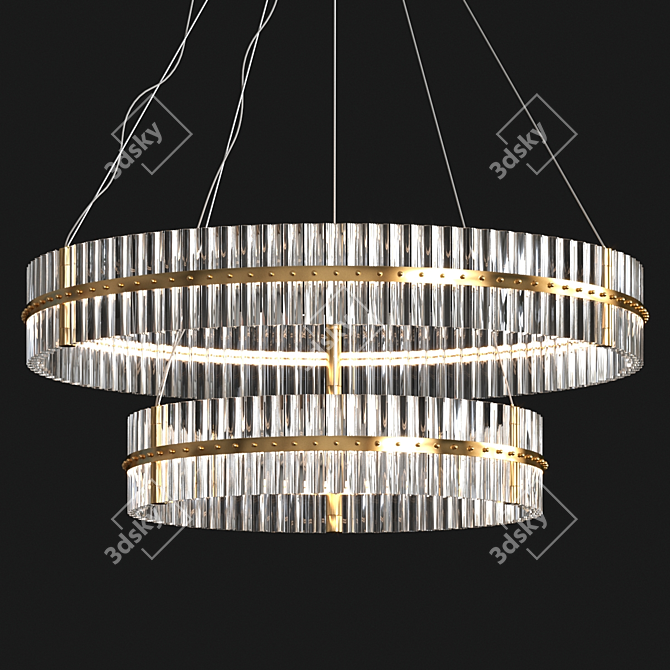 Contemporary Novel Combo Pendant Lights 3D model image 1