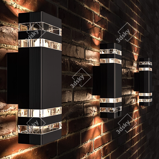 Feron DH0807 Outdoor Wall Lamp 3D model image 3