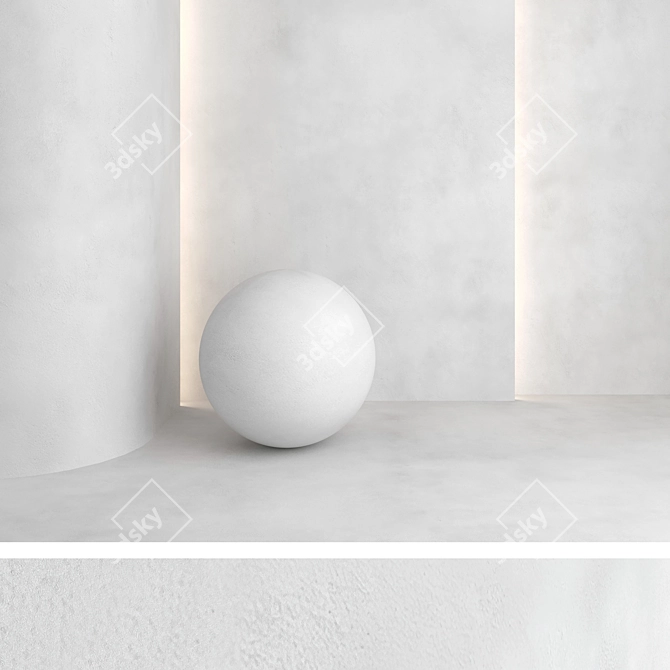 Title: Premium Decorative Plaster Kit 3D model image 3