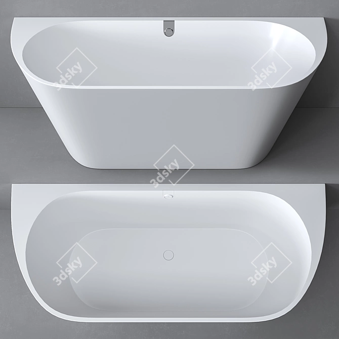 Luxurious Villeroy&Boch Oberon Bath 3D model image 6