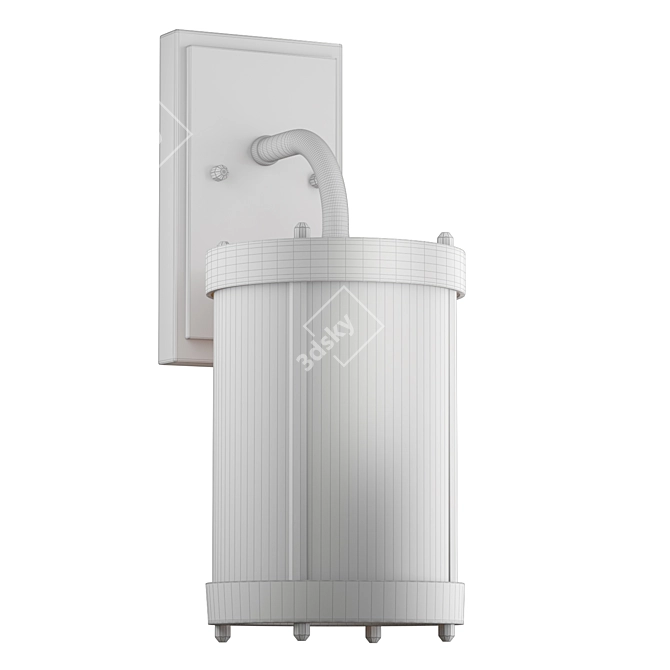 Makkum Outdoor Wall Lantern 3D model image 3