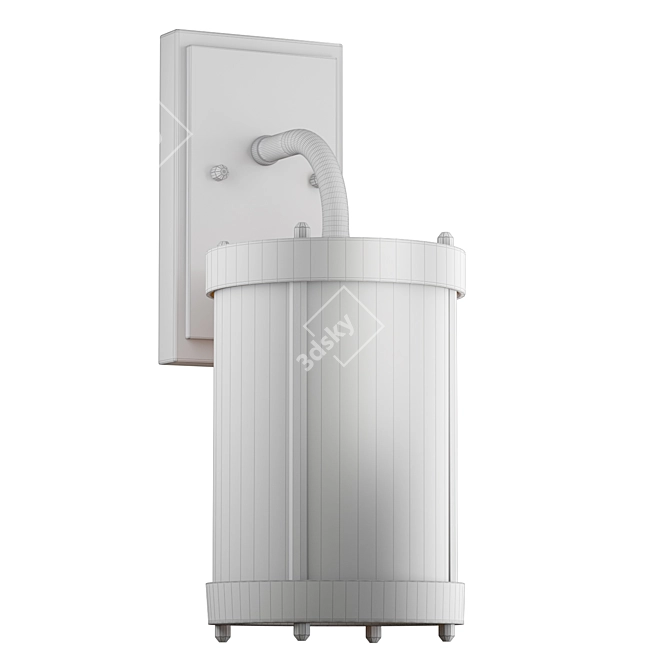 Makkum Outdoor Wall Lantern 3D model image 5