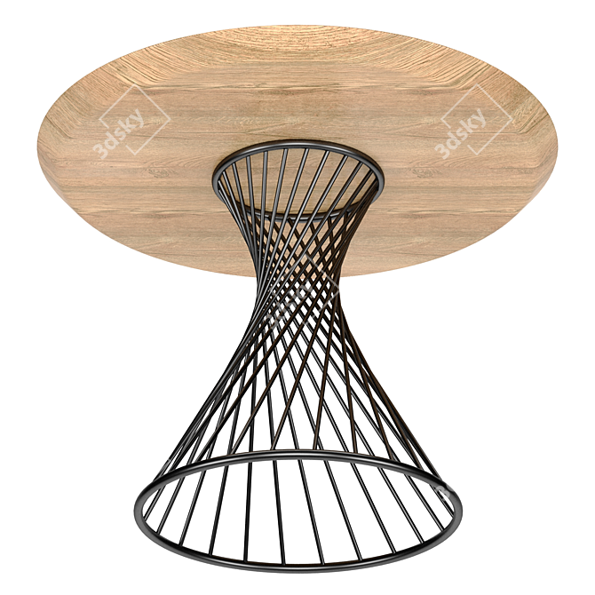 Turin Dining Table: Elegant and Functional 3D model image 3