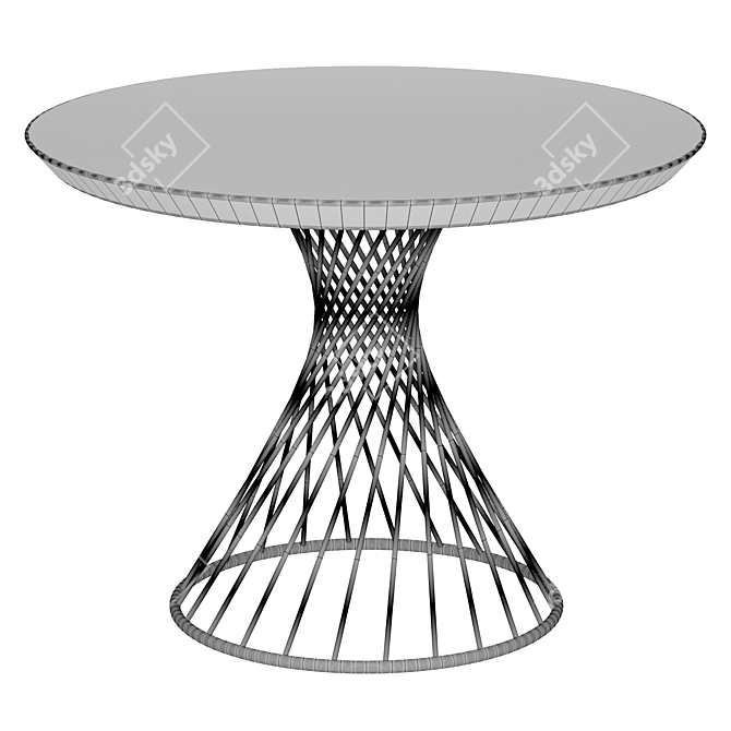 Turin Dining Table: Elegant and Functional 3D model image 4