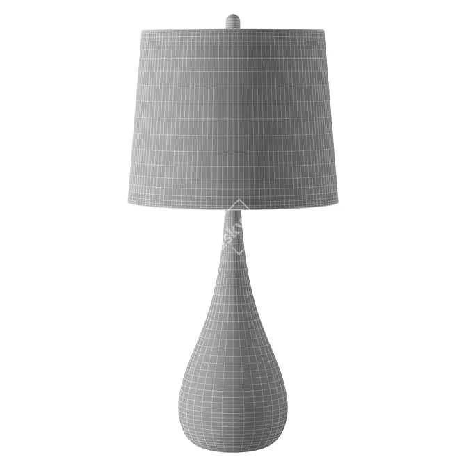 Elegant Mcmunn Table Lamp 3D model image 3