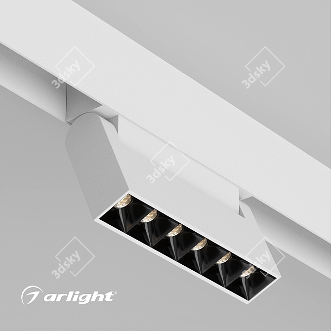 Title: MAG-ORIENT LASER FOLD Track Lamp (6W) 3D model image 2