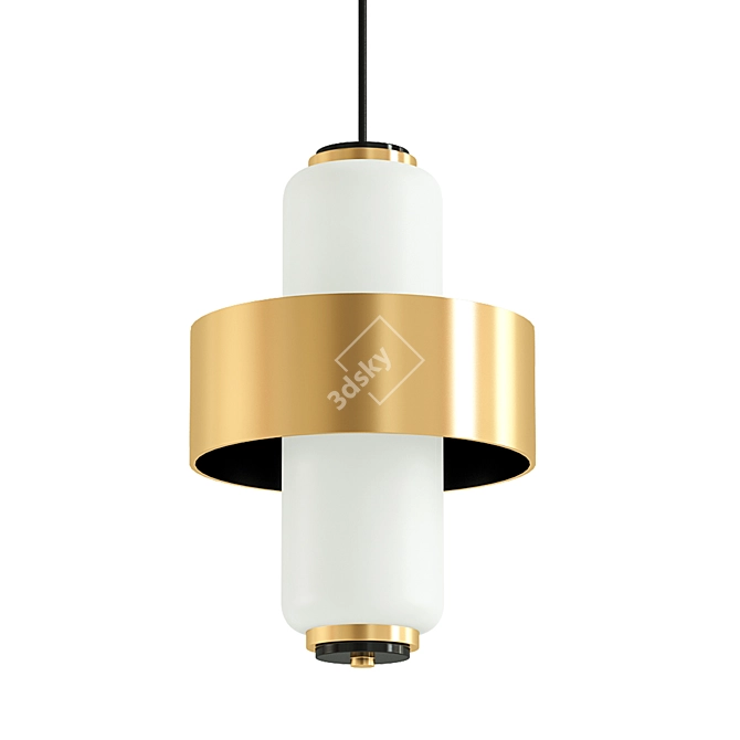 Modern Glam Melrose Pendant 3D model image 1