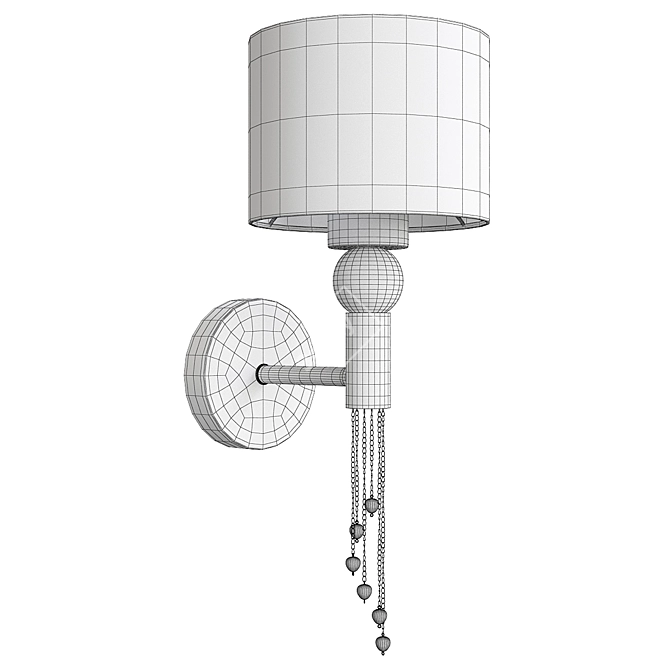 Santiago Lumion: Stylish Wall Sconce 3D model image 2