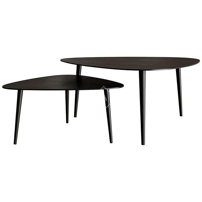 Elegant Théoleine Coffee Table 3D model image 1