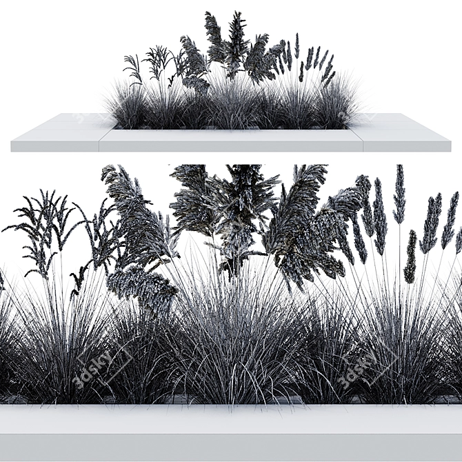 Stunning Outdoor Plant Set 3D model image 7
