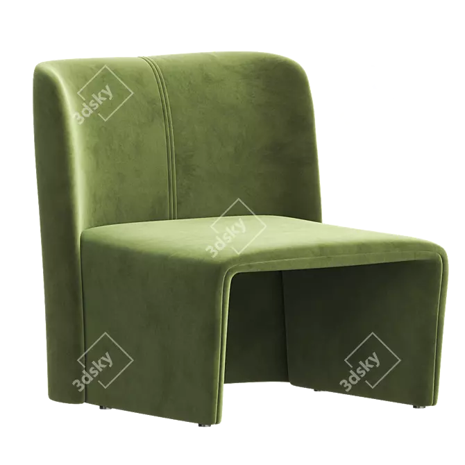 Legacy Modern Design Sofa 3D model image 5
