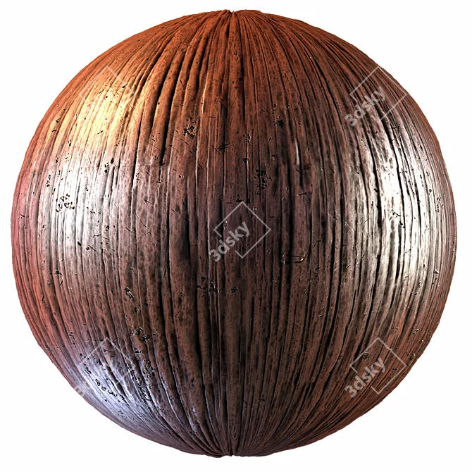 Smart Wood Material (PBR) - High Resolution 3D model image 1