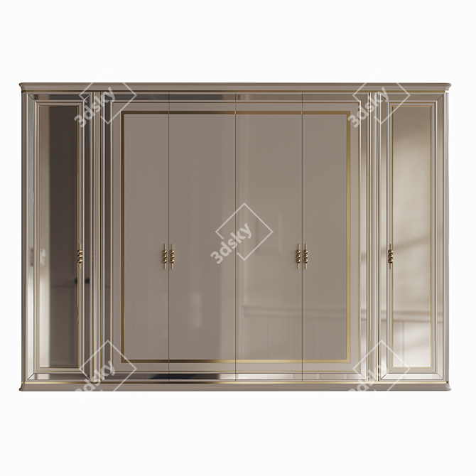 Stylish Wardrobe for Your Home 3D model image 1