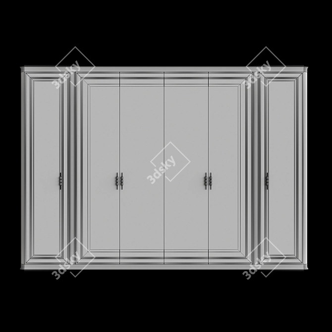 Stylish Wardrobe for Your Home 3D model image 4