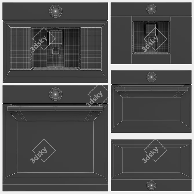 Bosch Kitchen Appliance Set 3D model image 3