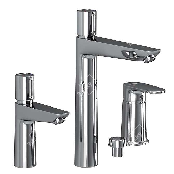 Hansgrohe Vivenis Talis Set: Premium Bathroom Fixtures 3D model image 3