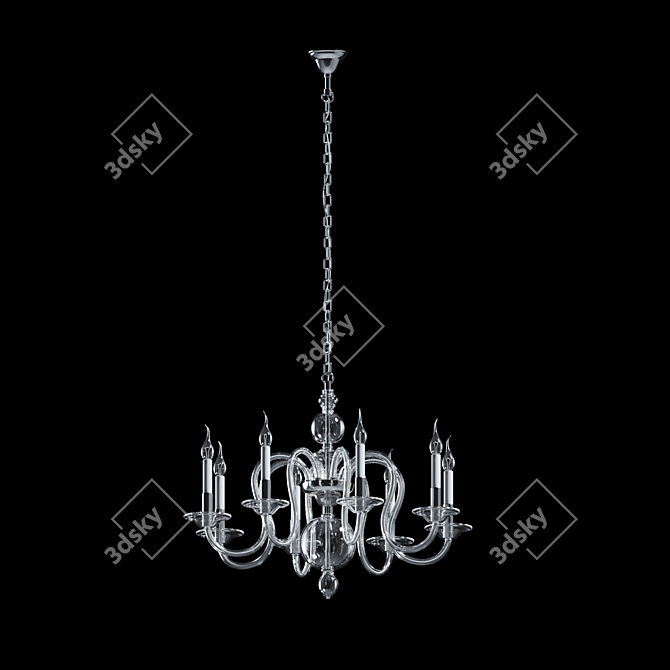 Modern Chic Pendant Lamp: Odeon Light Chicca 3D model image 3