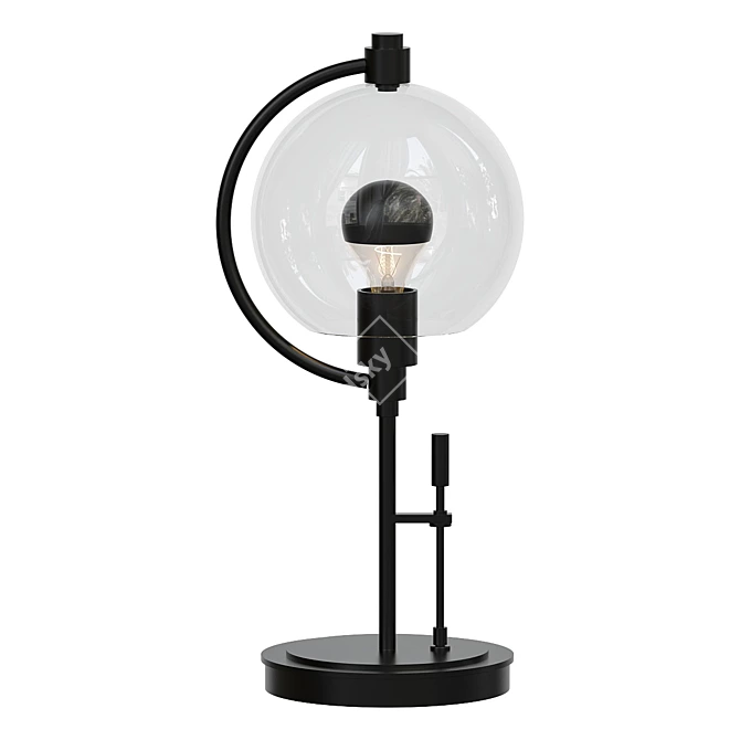 Elegant Pluto Table Lamp 3D model image 1