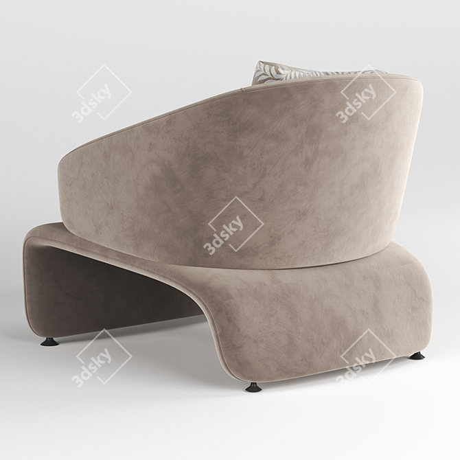 Minotti Halley Outdoor Sofa 3D model image 3