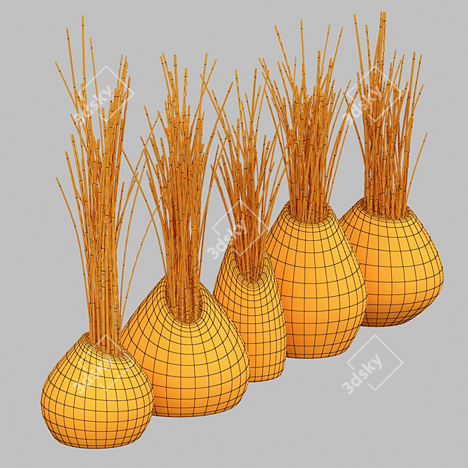 Contemporary Branch Slice Vase 3D model image 7