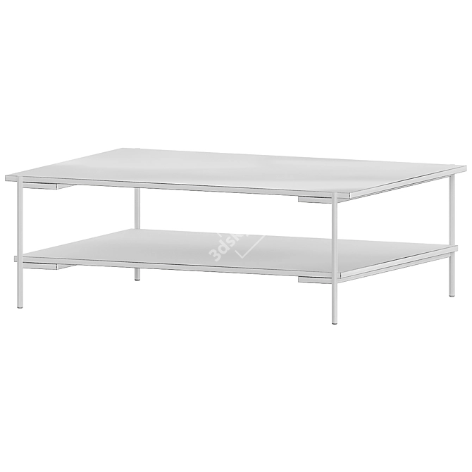 Stylish Archdale 50" Coffee Table 3D model image 2