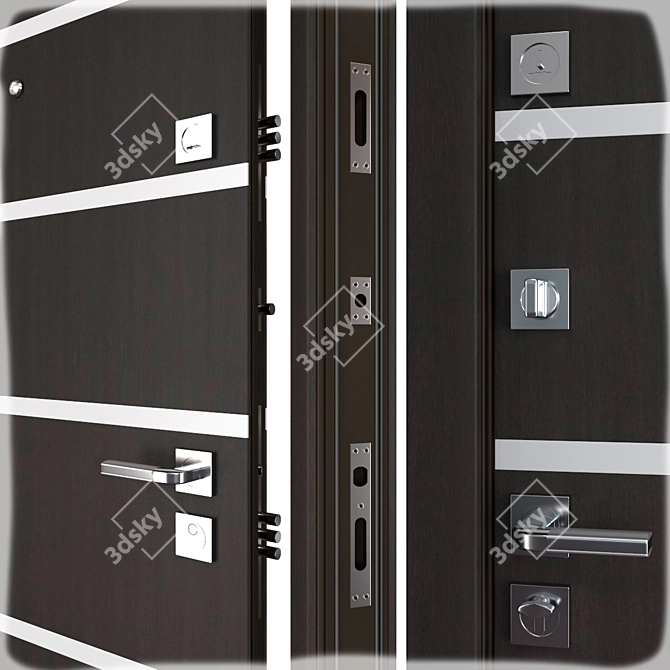 Garant (Favorit) Entrance Metal Door 3D model image 2