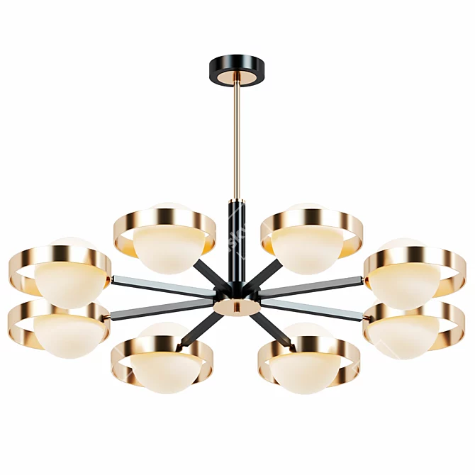 Elegant KINESIS Chandelier: Timeless Beauty 3D model image 1