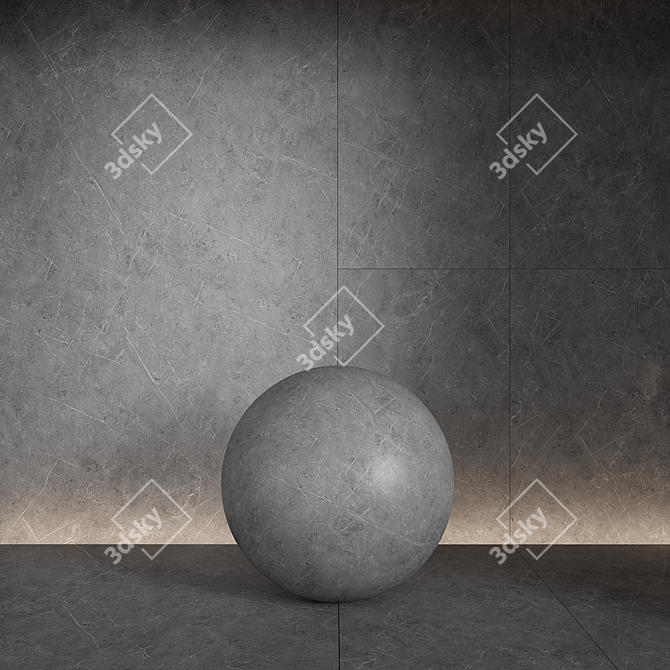 Title: Seamless Porcelain Stoneware Tile 3D model image 1