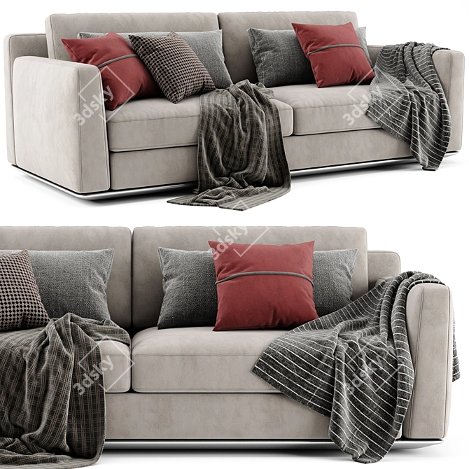 Horm Ellington 2-Seats Sofa | Stylish & Space-Saving 3D model image 1