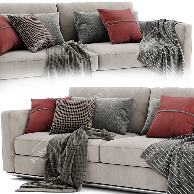 Horm Ellington 2-Seats Sofa | Stylish & Space-Saving 3D model image 2