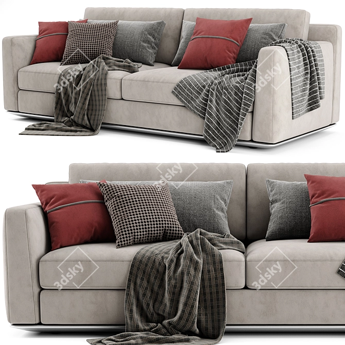 Horm Ellington 2-Seats Sofa | Stylish & Space-Saving 3D model image 3