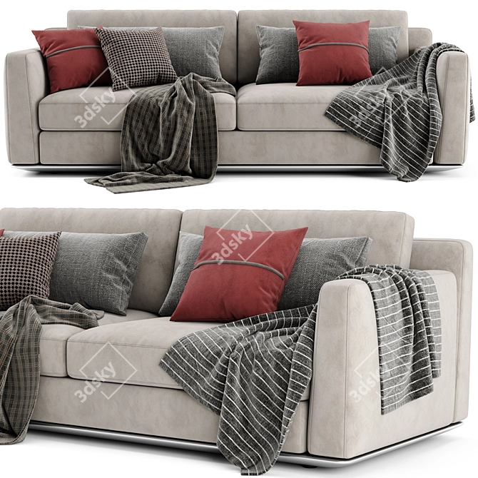 Horm Ellington 2-Seats Sofa | Stylish & Space-Saving 3D model image 4