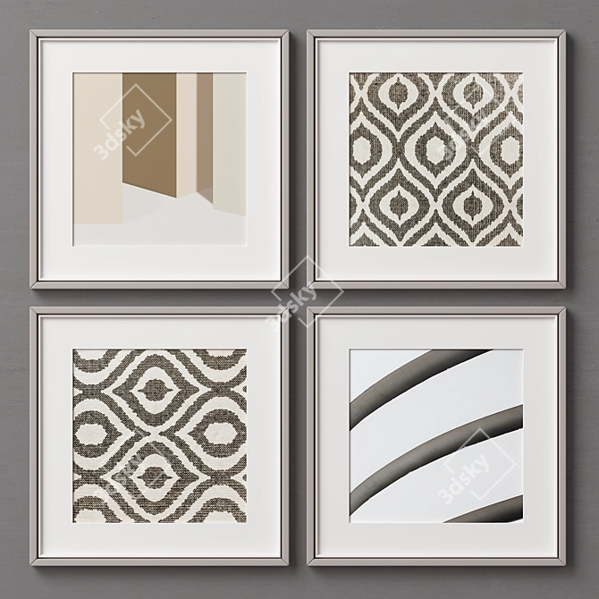 Versatile Picture Frames Set 3D model image 7