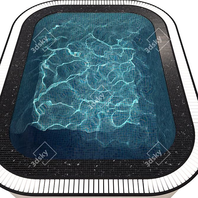 Visualize Water Perfectly with SWIMMING POOL NO56 3D model image 3