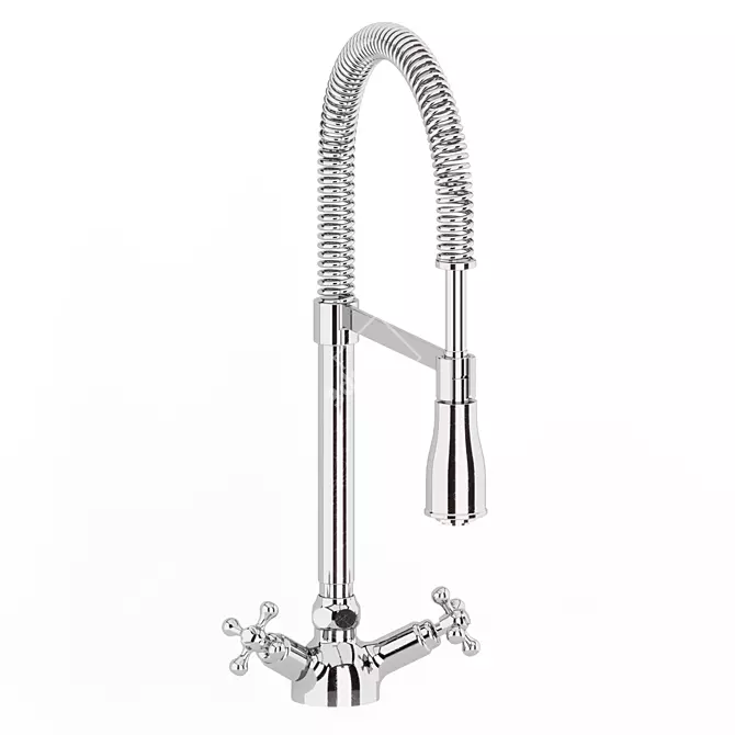 GROHE ZEDRA Helix: Versatile Steel Faucet 3D model image 1