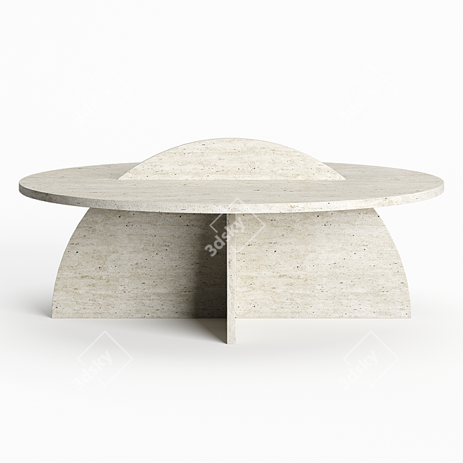 Eternal Stone: ROMA Coffee Table 3D model image 3