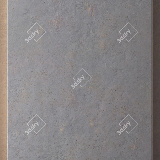 Seamless 8K Concrete Material 3D model image 3