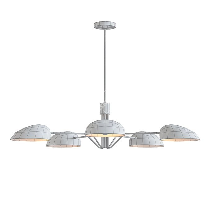 Elegant Jane Chandelier - Modern Lighting 3D model image 2